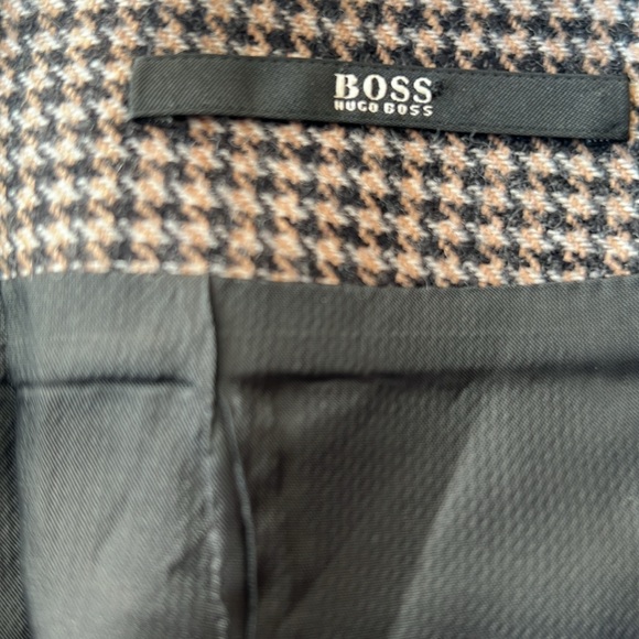 BOSS Hugo Boss Houndstooth Pencil Skirt Sz 4 - Picture 3 of 8